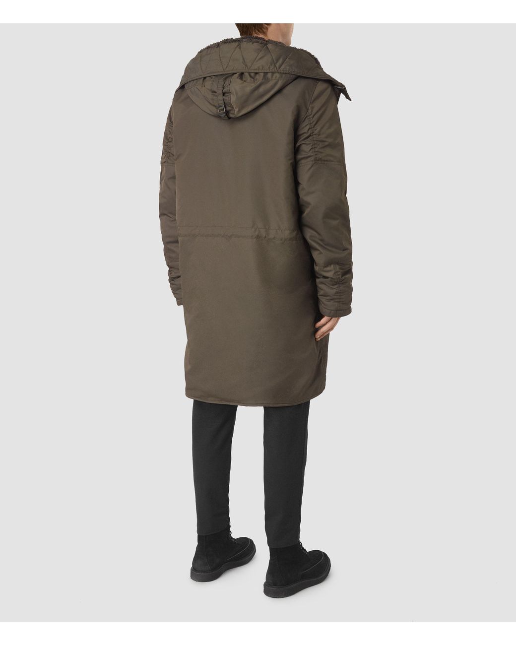 AllSaints Mason Parka Coat for Men Lyst